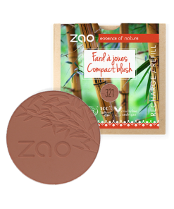 Recharge fard à joues brun orange boite de 9gr