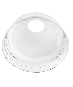 Couvercle plastique dôme avec trou Ø95 par 50