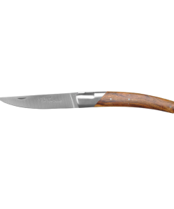 Couteau pliant Le Thiers® Ressort forgé 12cm, manche en Pistachier – Goyon Chazeau