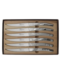 Coffret 6 couteaux Le Thiers® “Décors Maison” – Roger Orfèvre