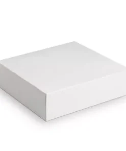 Boite gâteau carton blanche 32 x 8 cm