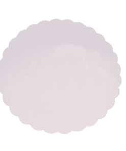 250 ronds blancs festonnés ø17 cm