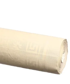 Nappe damassée papier ivoire en rouleau 1,20 x 25 m