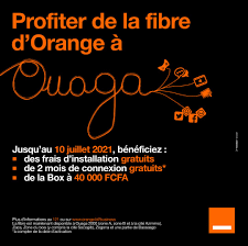 Abonnement aux services de Fibre Optique Orange Burkina Faso