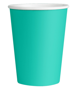 25 gobelets carton vert d&rsquo;eau 20 cl