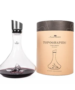 [Mont Cervin-Matterhorn] Carafe à vin Topographic