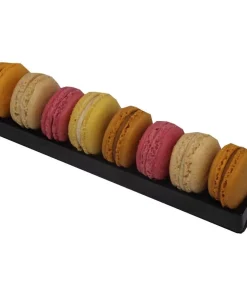 50 calages noir plastique 8 macarons pour boite