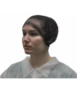 100 charlottes noires accordéon 48 cm Ø non tissées