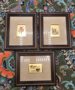 Lot de 3 chromolithographies