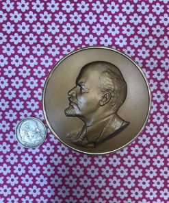 Médaille effet bronze Lénine